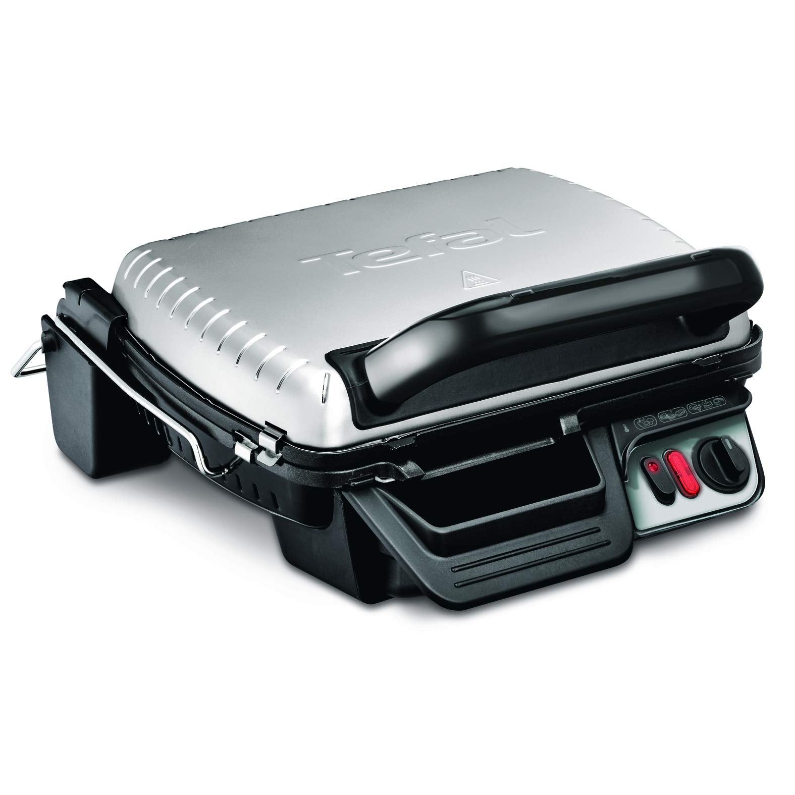 Tefal Sandwich maker, Ultra compact grill, 1 year warranty شواية كهربائية صغيرة مضغوطة الترا كومباكت 2000 واط ستانلس ستيل من تيفال، اسود Tefal Sandwich maker, Ultra compact grill, 1 year warranty شواية كهربائية صغيرة مضغوطة الترا كومباكت 2000 واط ستانلس ستيل من تيفال، اسود